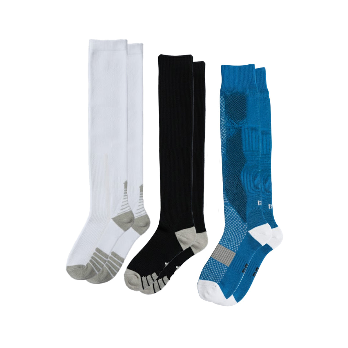 3-Pack Healthcare Compression Sock Bundle