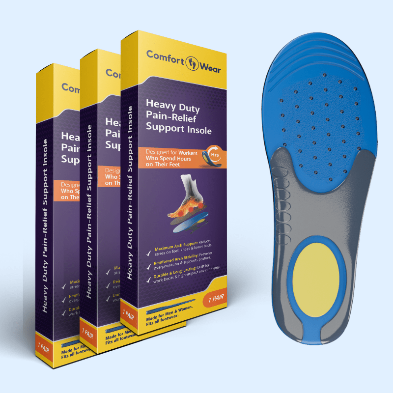 3-Pack Heavy Duty Support Insole
