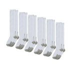 6-Pack White Compression Sock Bundle