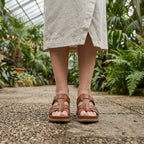 Ortho Roman Cushion Sandals - Brown