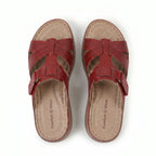 Ortho Roman Cushion Sandals - Red