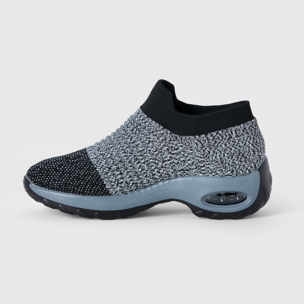 Breathable No-Tie Stretch Shoes - Grey