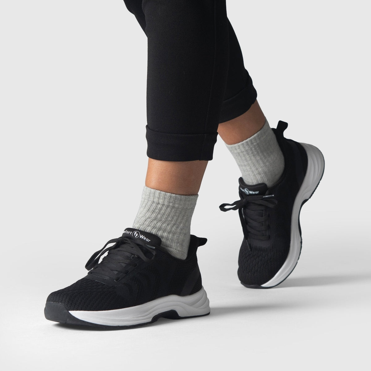 Flow Hands-Free Shoes - Black White