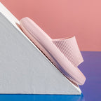 Heel Support Cushion Slides - Pink