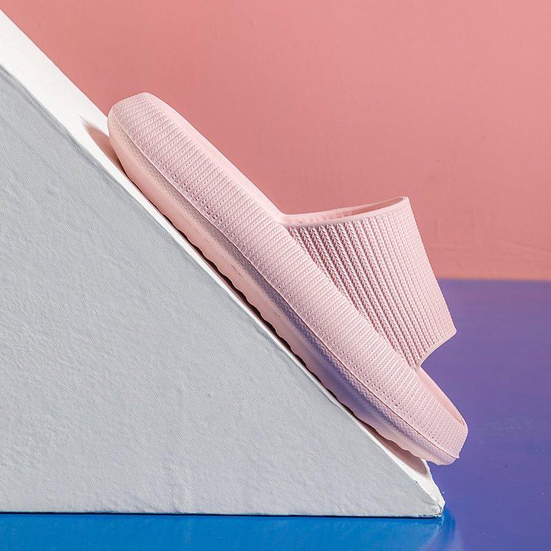 Heel Support Cushion Slides - Pink