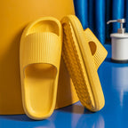Heel Support Cushion Slides - Yellow