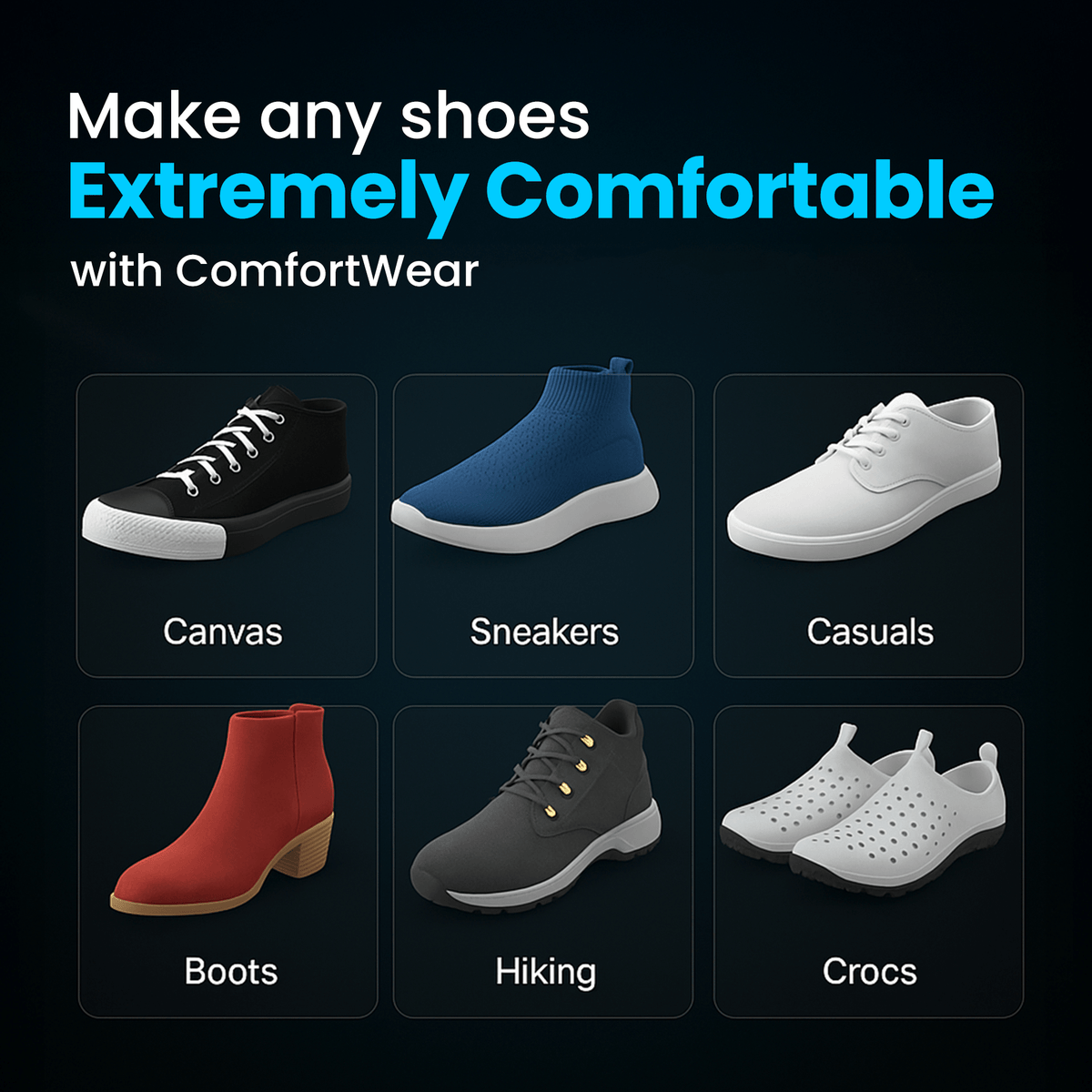 2-Pack All-Day Comfort & Support Insole