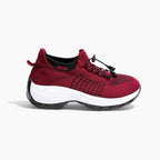 Ortho Stretch Cushion Shoes - Black Purple