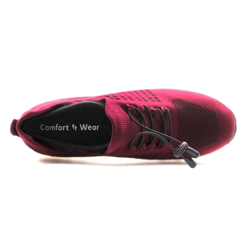 Ortho Stretch Cushion Shoes - Black Purple