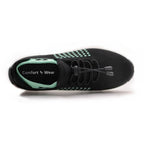 Ortho Stretch Cushion Shoes - Black Purple