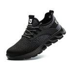 Ortho Reinforced Safety Steel Toe Boots - Black