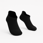 3-Pack Padded Extra-Stretch Ankle Socks - Black