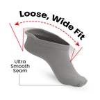 Padded Extra-Stretch Ankle Socks - Grey