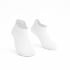 Padded Extra-Stretch Ankle Socks - White