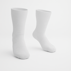3-Pack Full White Extra-Stretch Crew Socks